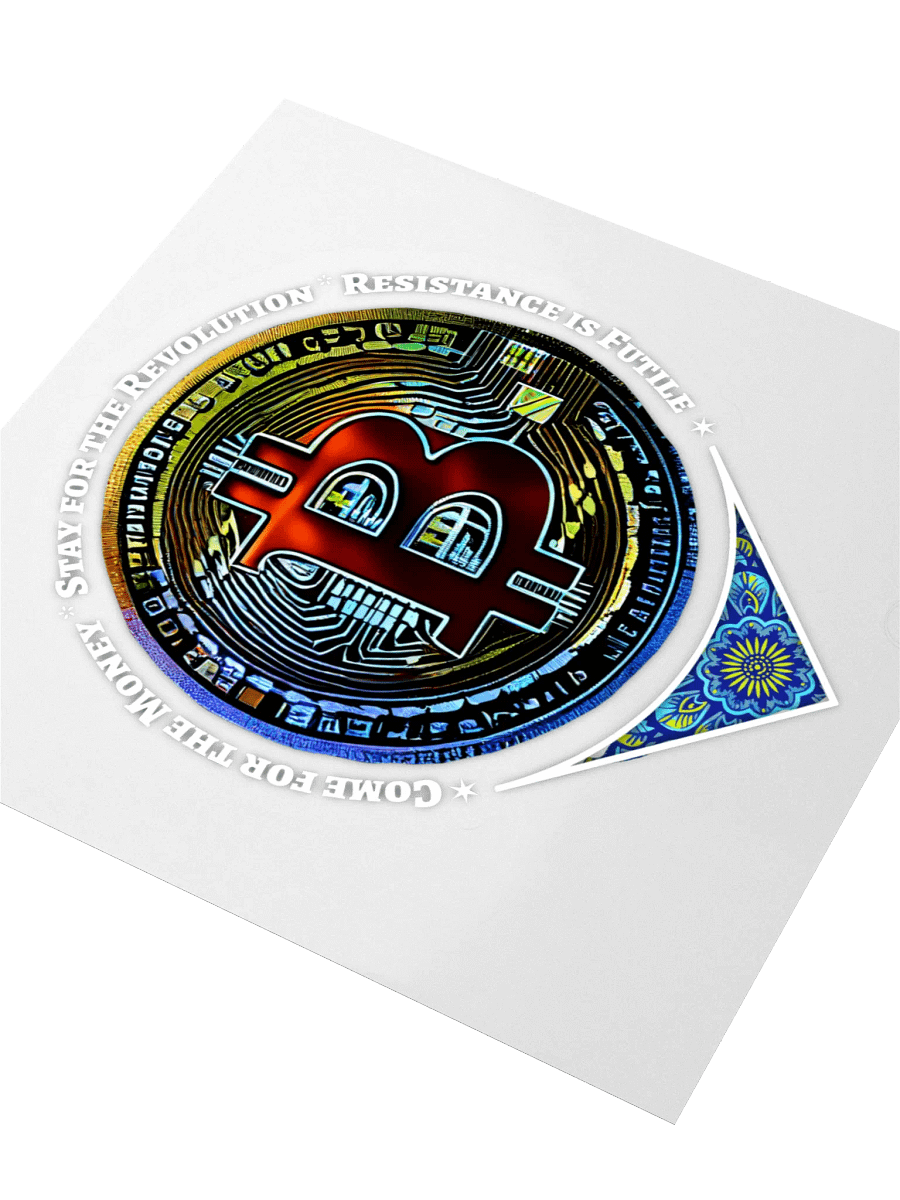 Crypto Revolution Kiss-Cut Stickers product image (3)
