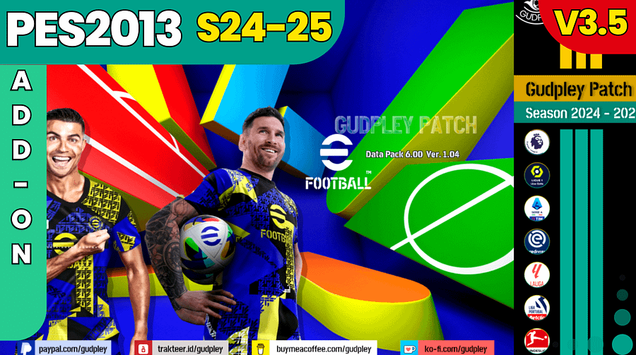 PES 2013 - Add-On Season 2024-25 v.3 (PC) product image (1)