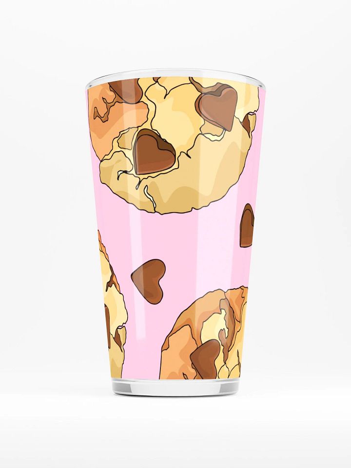 Heartfelt Cookie Pattern Shaker Pint Glass product image (2)