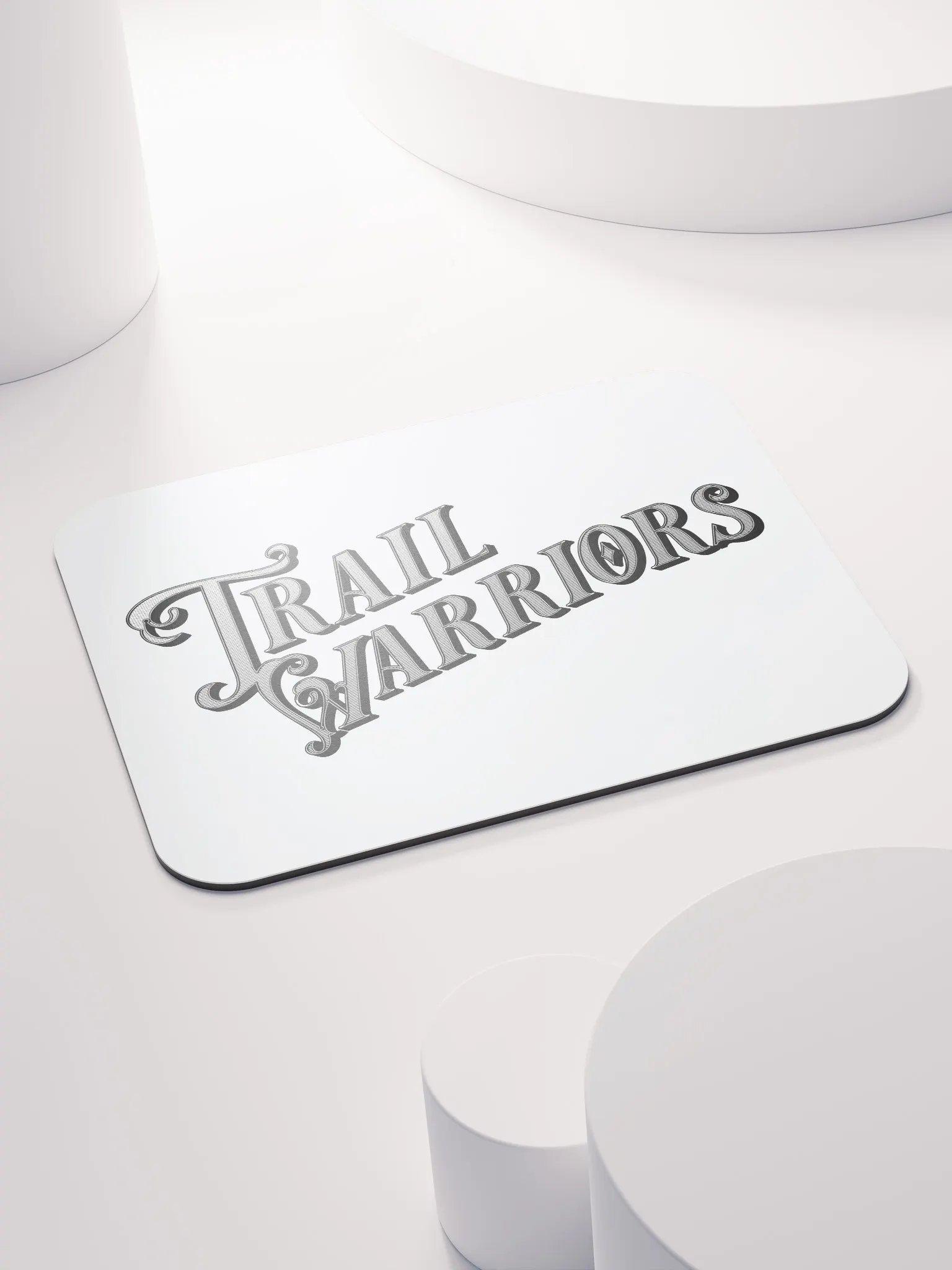Black w/ Gradient Classic Trail Warriors Emblem Mouse Pad product image (4)