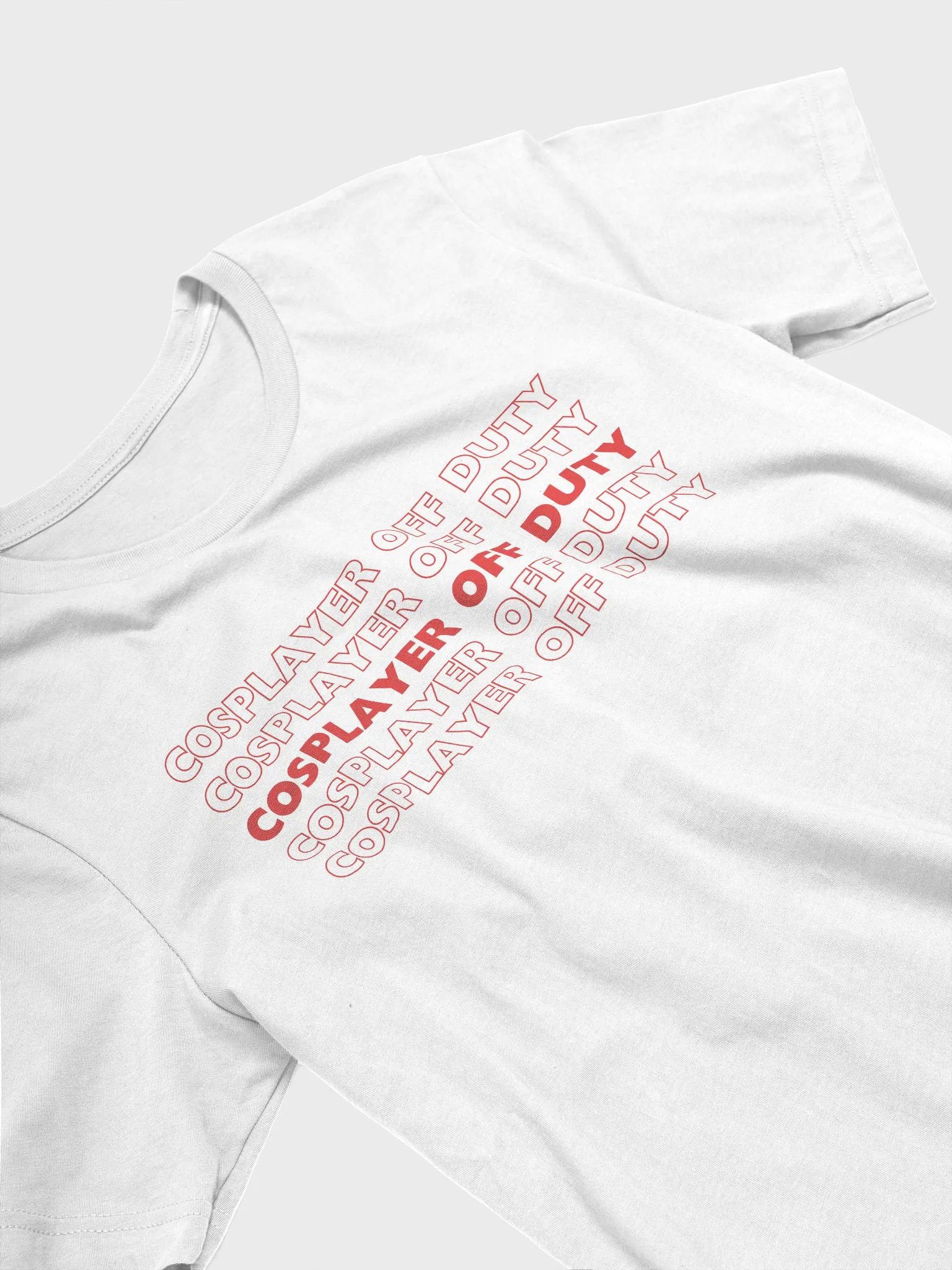 Cosplayer Off Duty T-Shirt - Red product image (3)