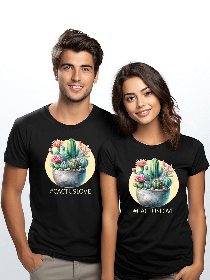 #CACTUSLOVE Supersoft Unisex T-shirt product image (1)