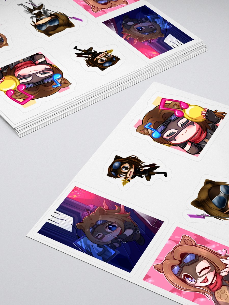Ferret Chibi Sticker Set #2 product image (4)