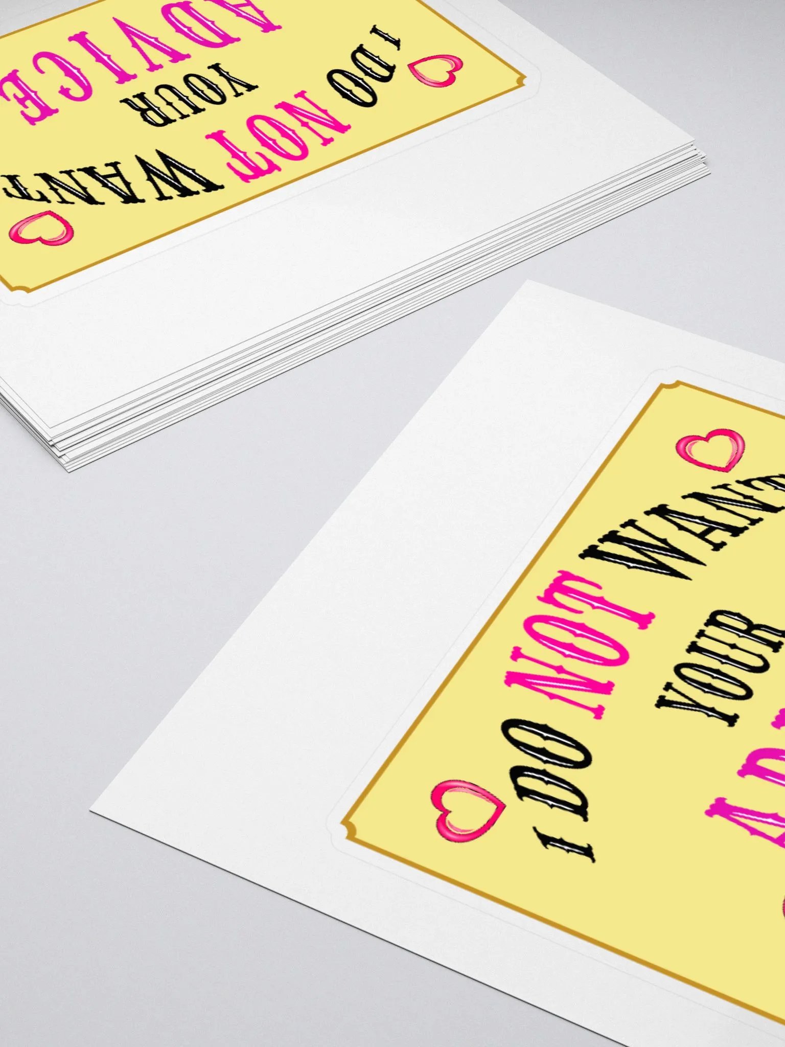 No Advice Sticker product image (13)
