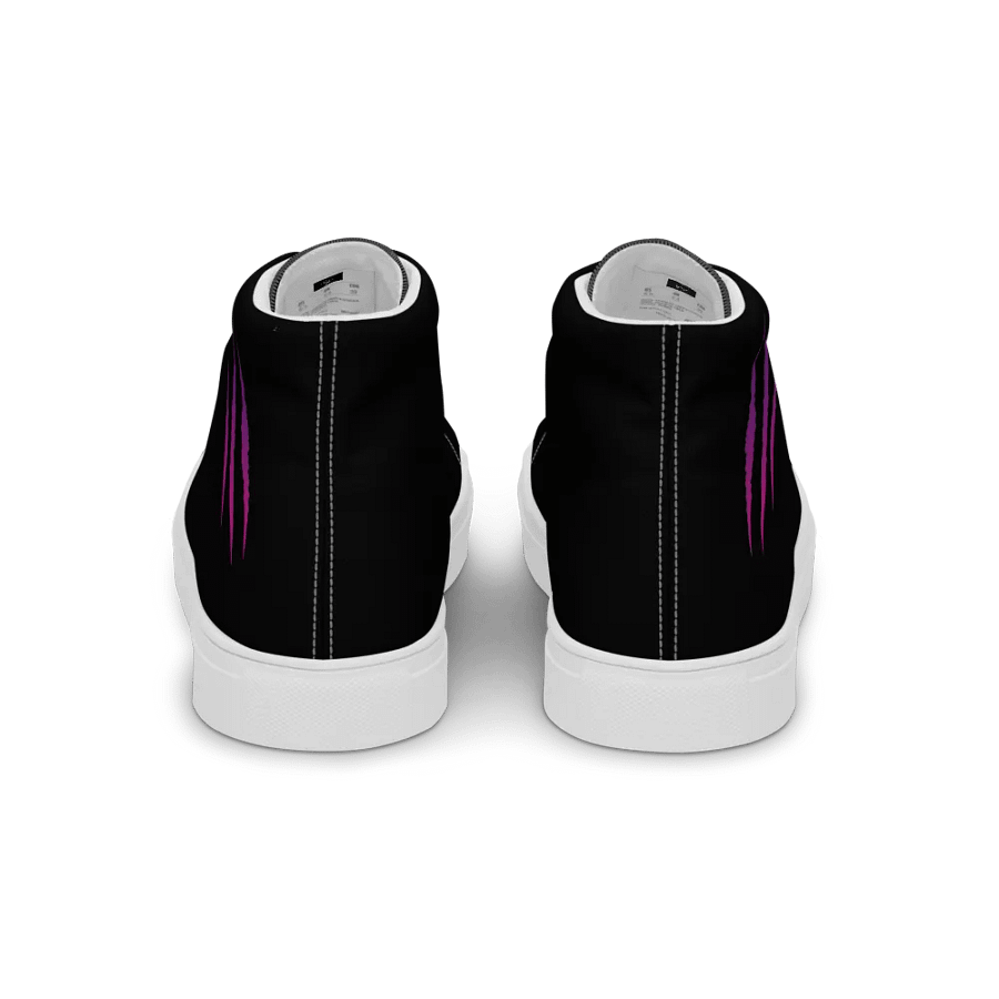 "DJ Benji Beatz Scratch Logo" Women's High Top Canvas Shoes product image (7)
