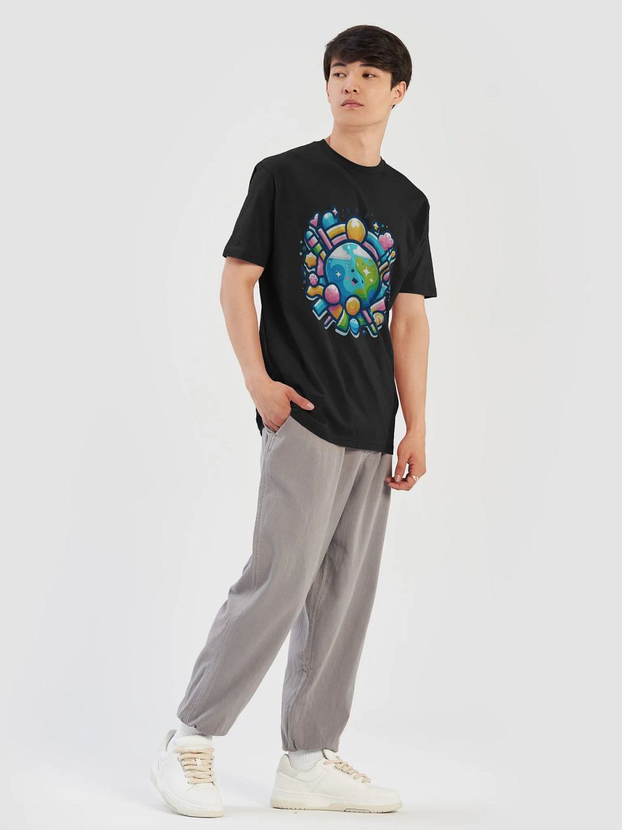 Whimsical Globe Smiles T-Shirt product image (44)