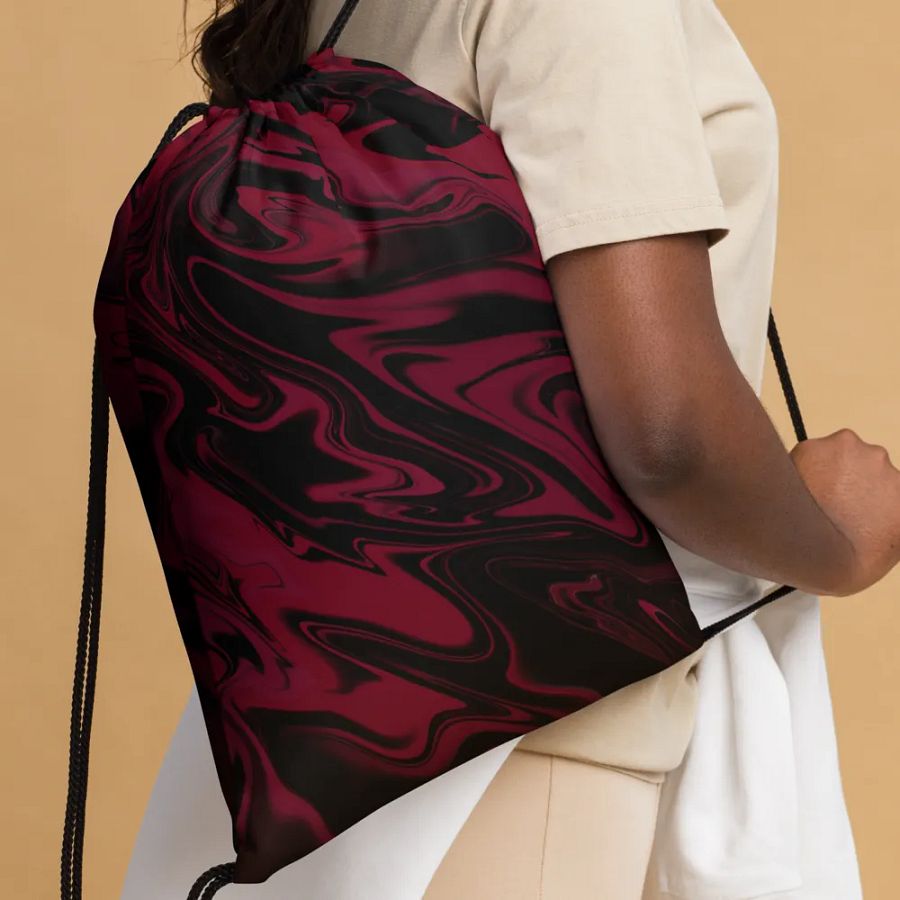 Stylish Swirl Drawstring Bag product image (4)