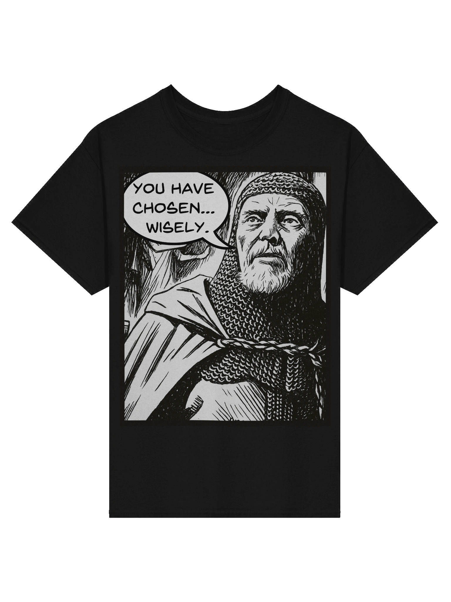 Indiana Jones inspired You Have Chosen... Wisely Scene Tee product image (9)