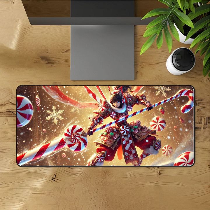 Peppermint Warrior Desk Mat - 12"x22" product image (1)