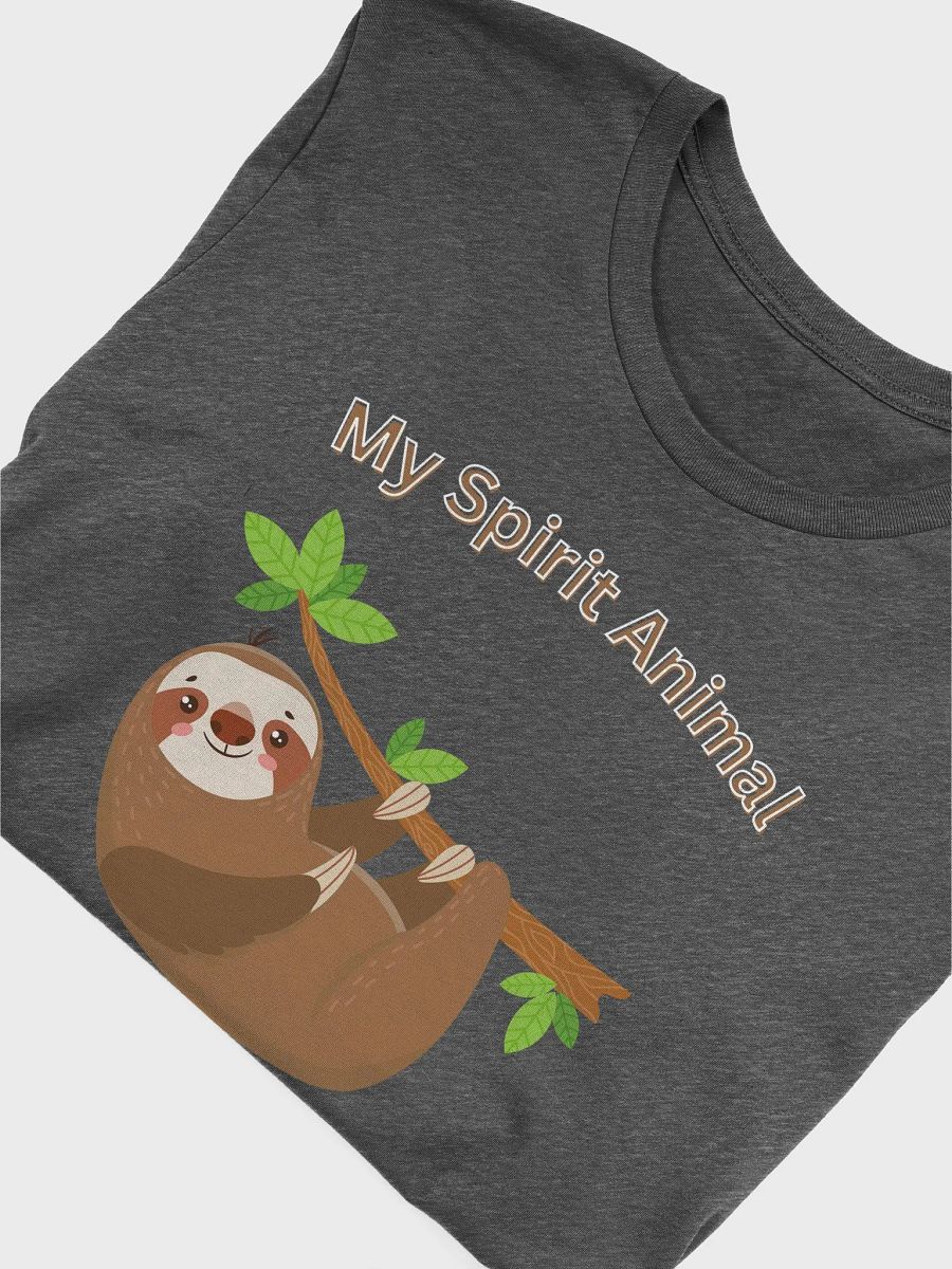 My Spirit Animal Is A Sloth - Unisex T-shirt Bella Canvas 3001 product image (21)