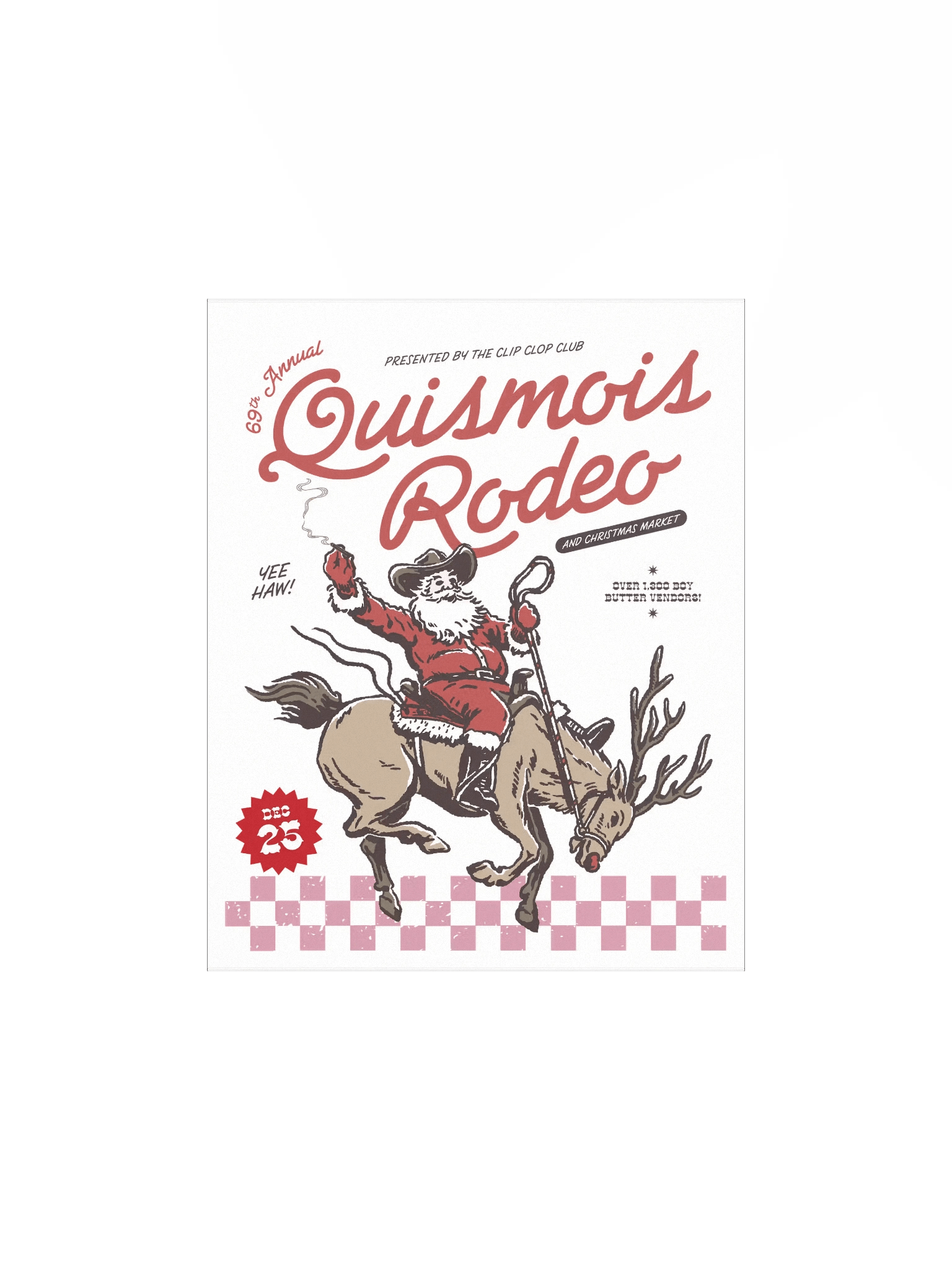 quismois rodeo wall print product image (1)