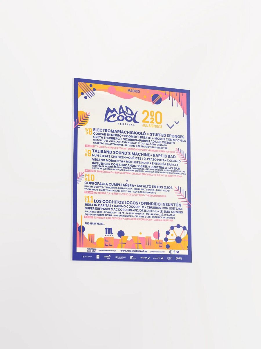 Póster Parodia Madcool 2020 product image (1)