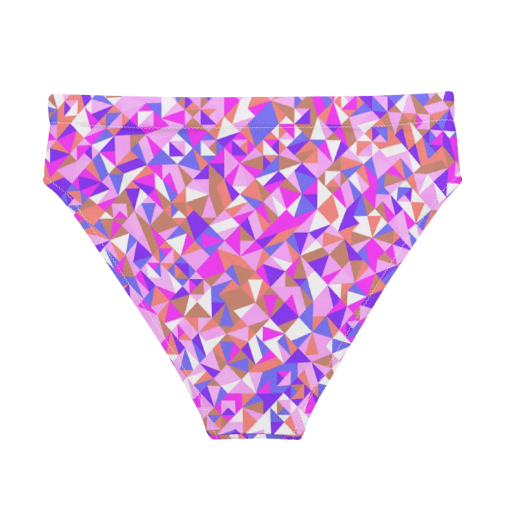 Colorful vector Pattern Design High Waisted Bikini Bottom - v2 product image (1)