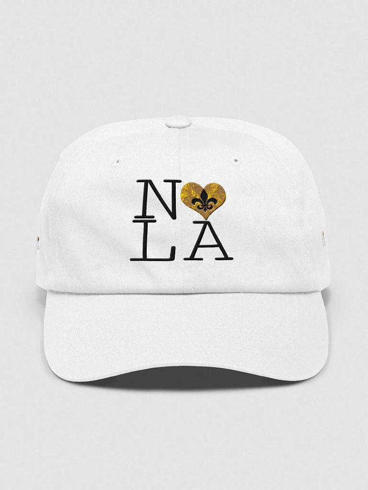 I LOVE NOLA **EMBROIDERED CAP BIGSHOT LOGO** (GOLD WRAP HEART) product image (1)