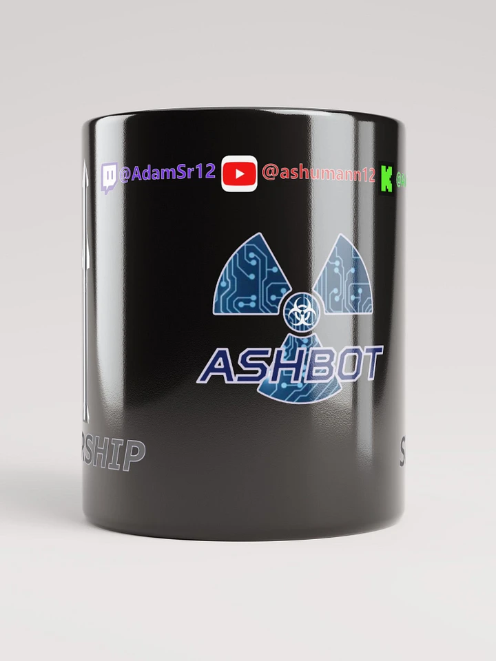 STARSHIP Black Glossy Mug product image (2)