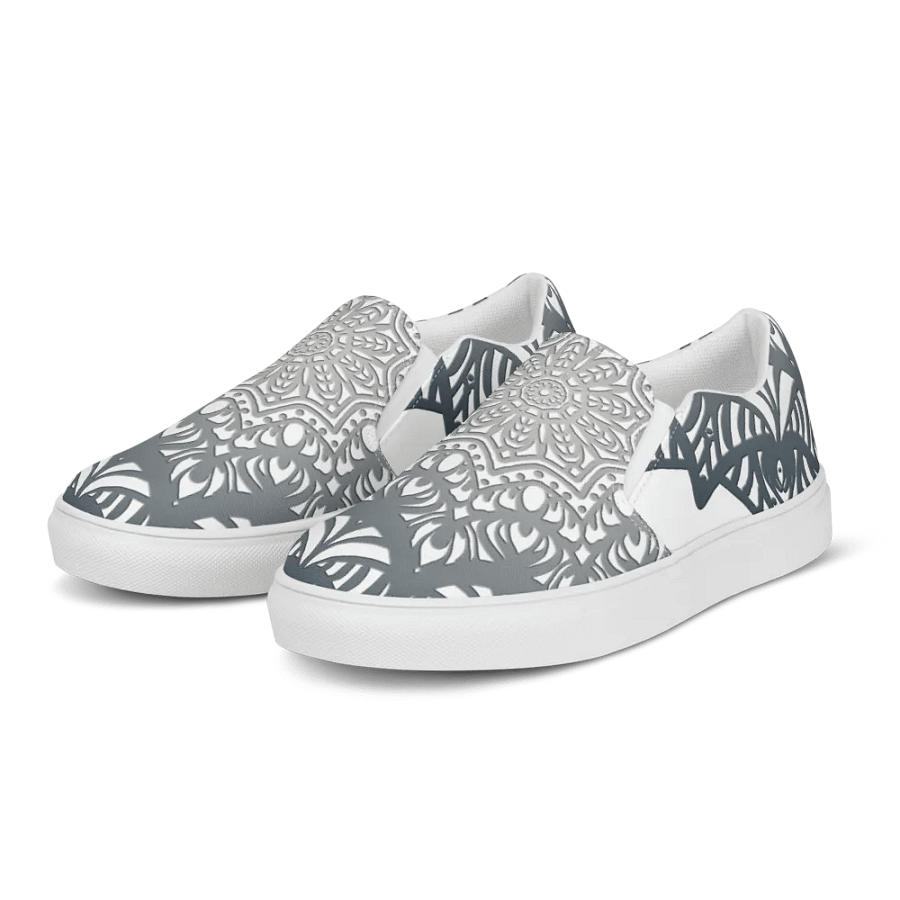 Mandala Symmetry Women's Slip-Ons product image (11)