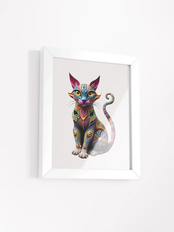 Whimsical Cat Dreams Framed Poster product image (2)