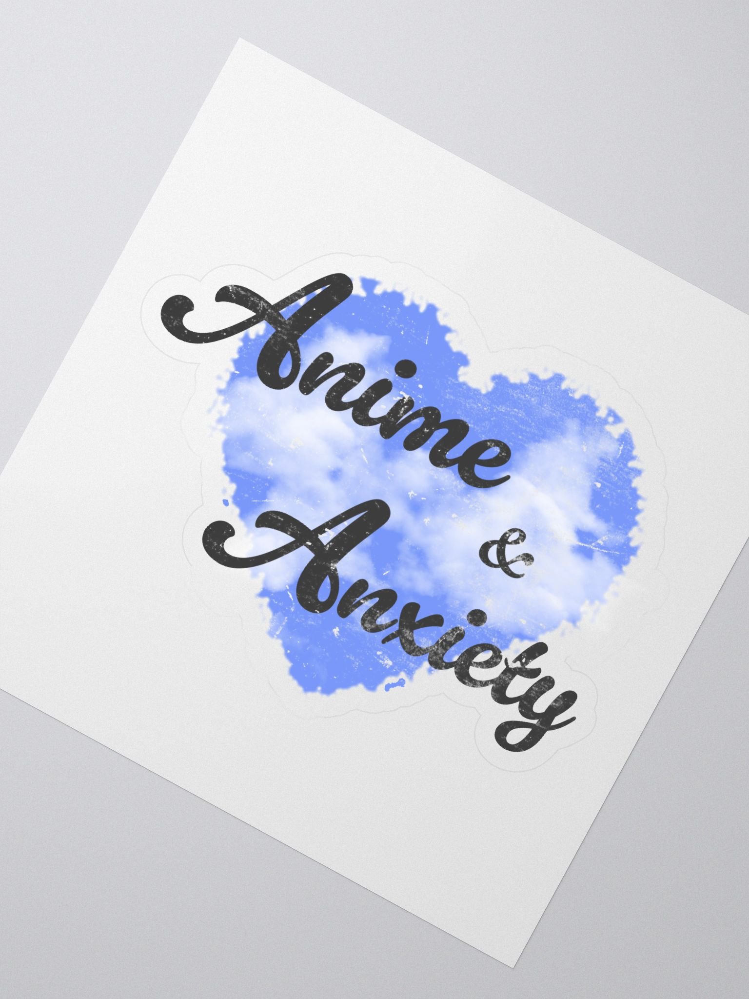 Anime & Anxiety - Kiss Cut Sticker product image (2)