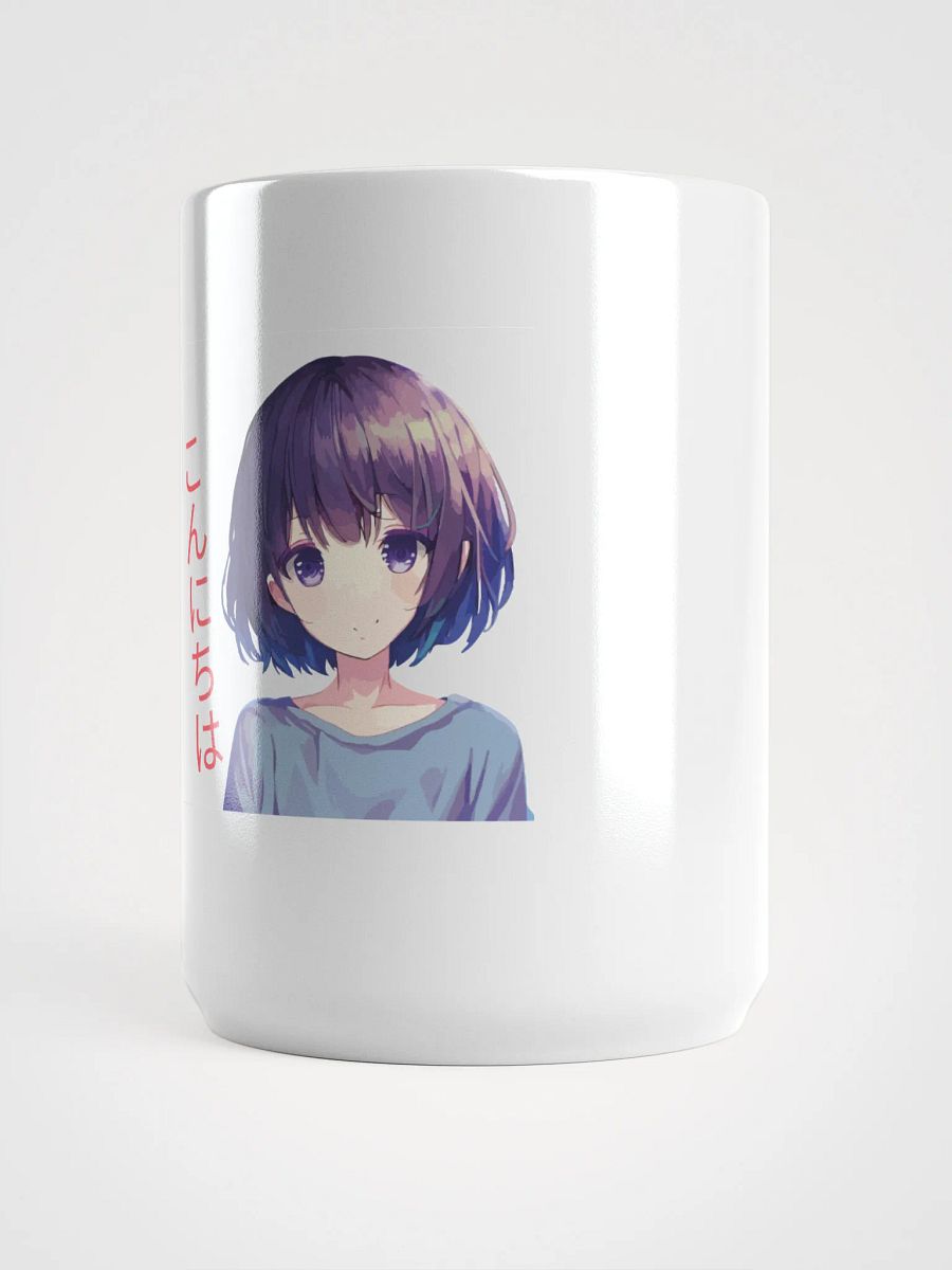 Kawaii Anime Girl Ceramic Mug - Japanese Aesthetic Coffee & Tea Cup product image (5)