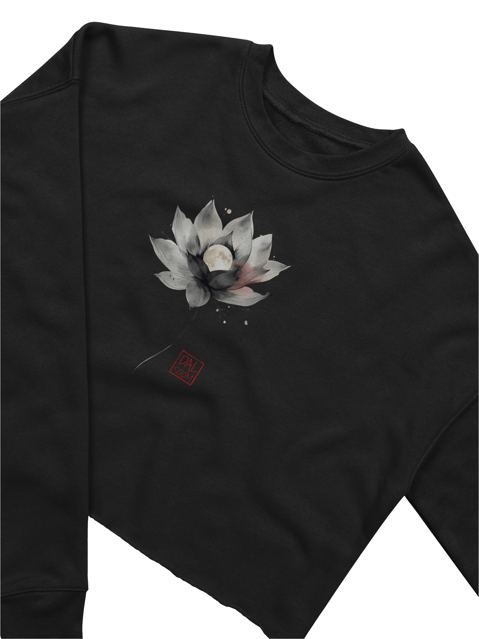 Moonlit Lotus Crop Sweatshirt product image (7)