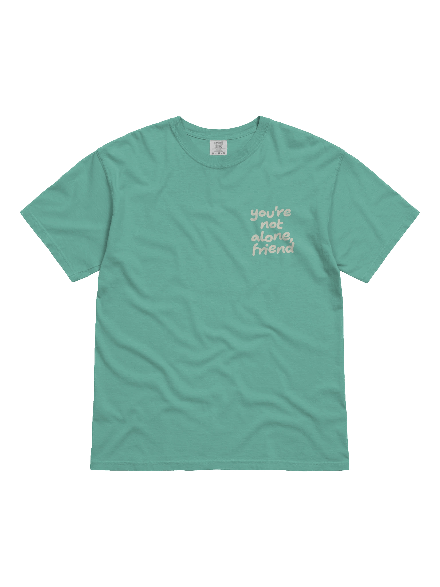 You’re Not Alone, Friend | Comfort Colors® Christian Tee product image (2)