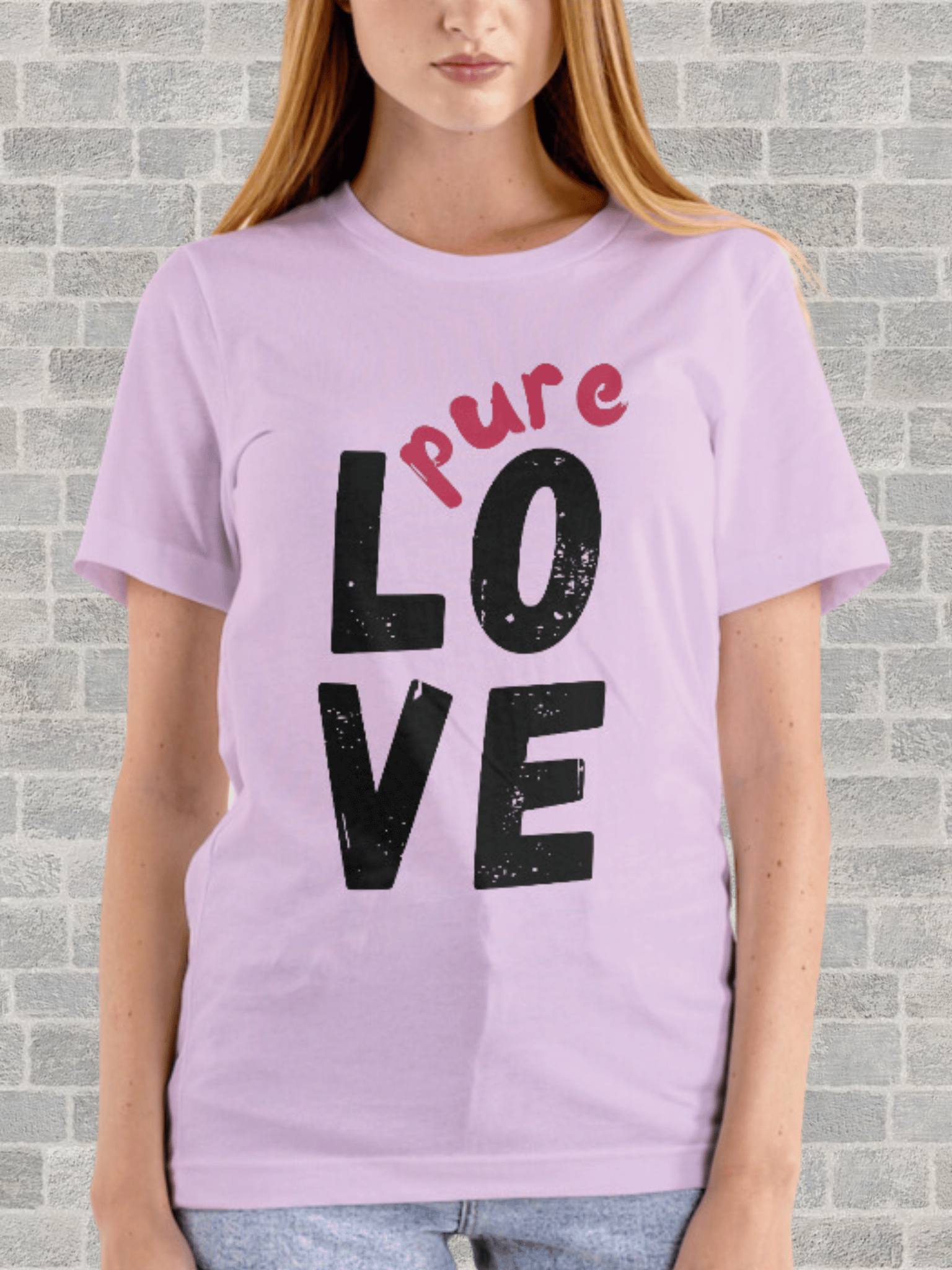 Pure LOVE red and black - Unisex Sizing T-Shirt product image (42)