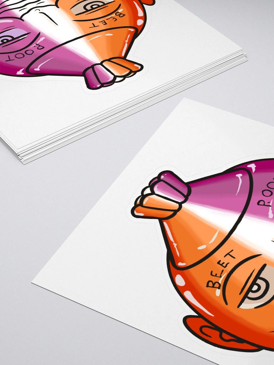 Lesbian Poot bubble free stickers product image (4)