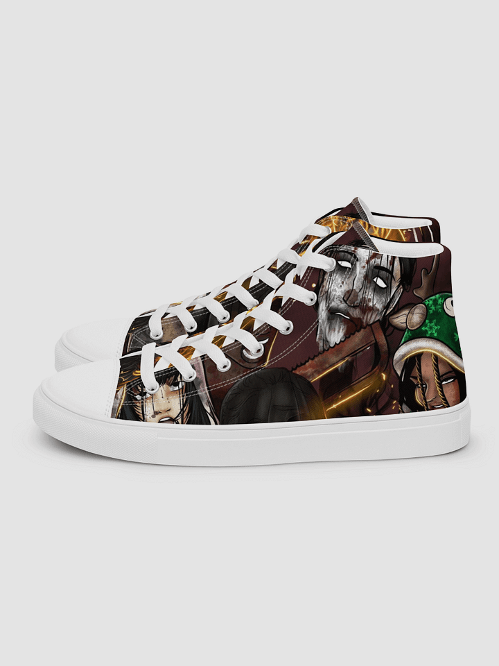 The Dungeon Women's High Top Canvas Shoes AOP AOP2003 product image (1)