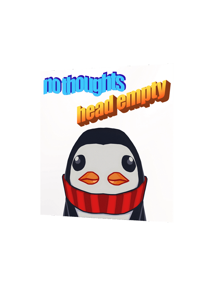 No Thoughts Head Empty Poster product image (2)
