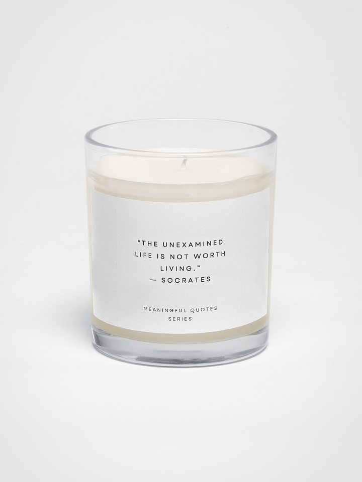 Socrates' Wisdom Soy Wax Candle product image (1)
