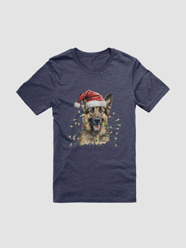 "German Shepherd Christmas" t-shirt product image (1)