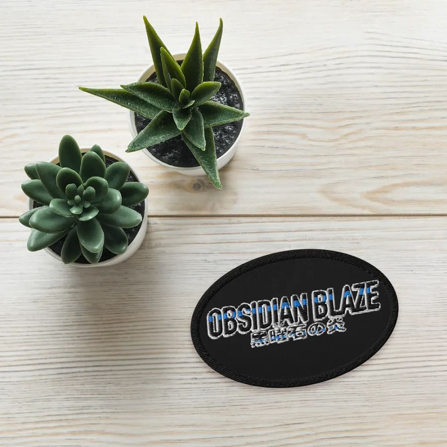 Obsidian Blaze Logo Patch product image (3)