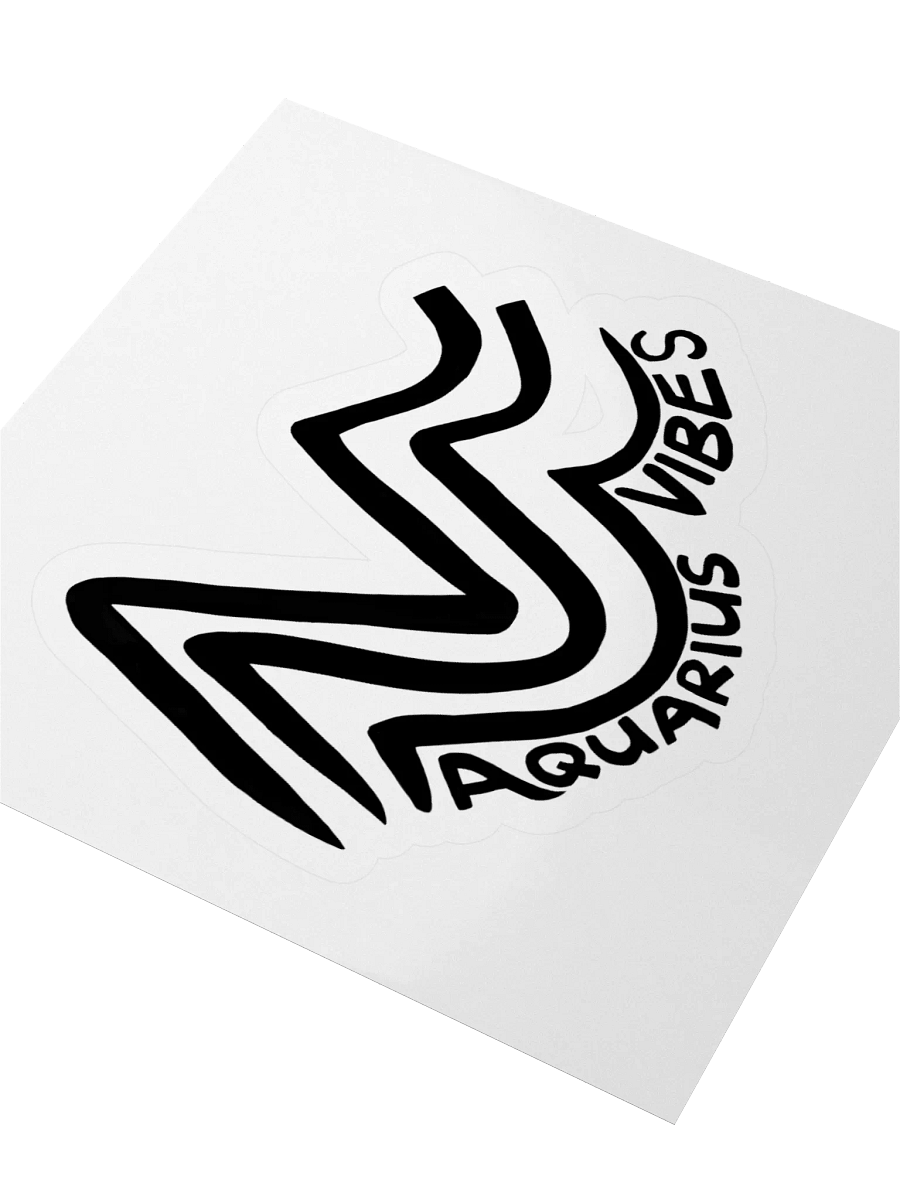 Aquarius Vibes Sticker product image (3)