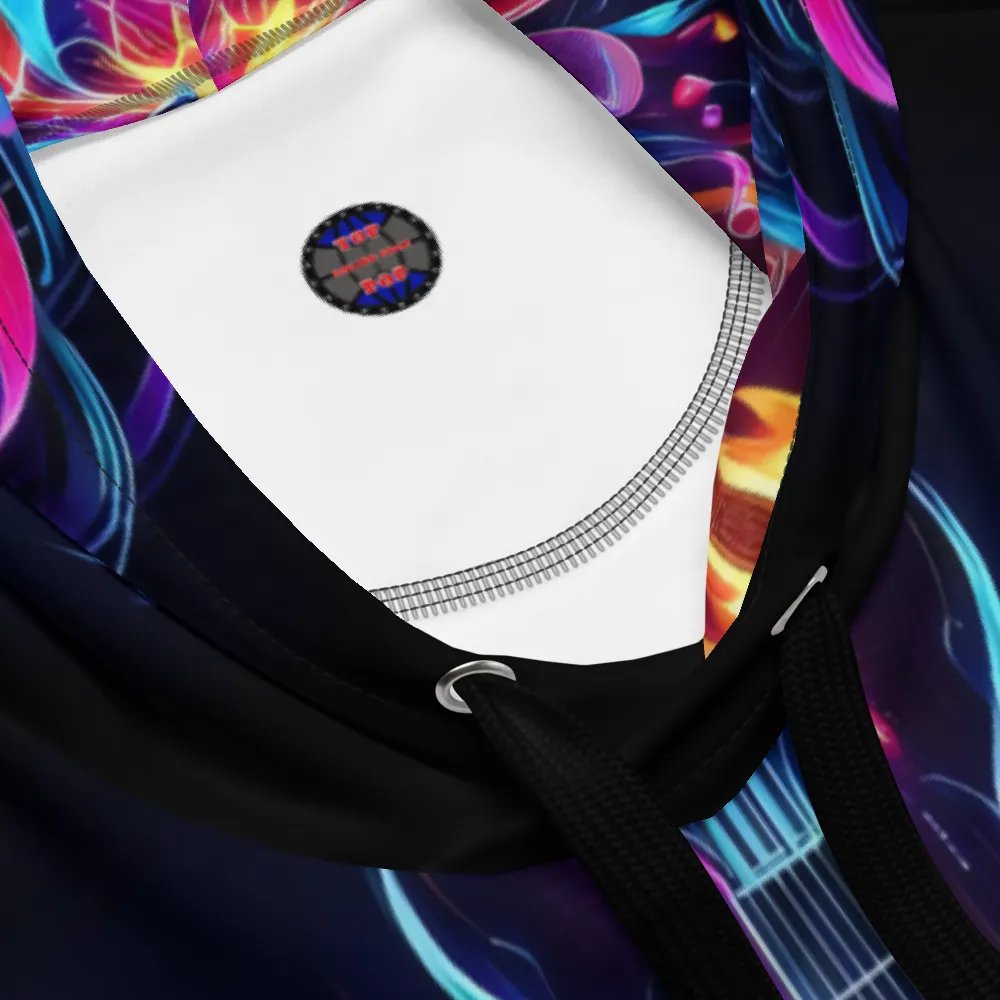 Guitar Musical Instrument - All-Over Unisex Hoodie #11 product image (8)