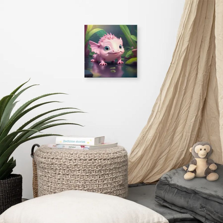 Endangered Species - Mexico - Axolotl Canvas Art product image (3)