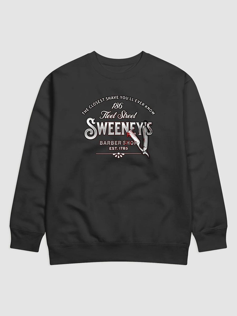 Sweeney Todd Barber Shop Sweatshirt – Premium Fleece Horror Musical Pullover product image (1)