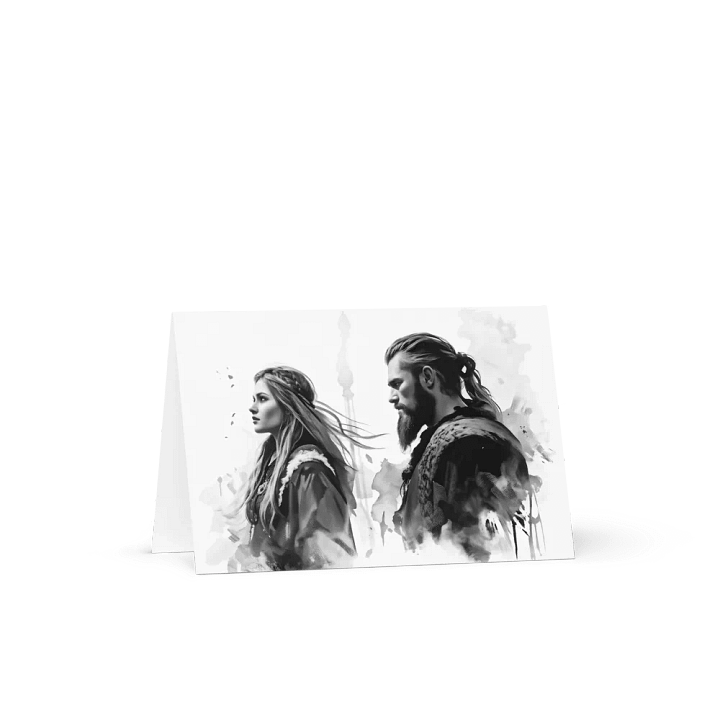 Greeting Card - Viking Couple product image (2)