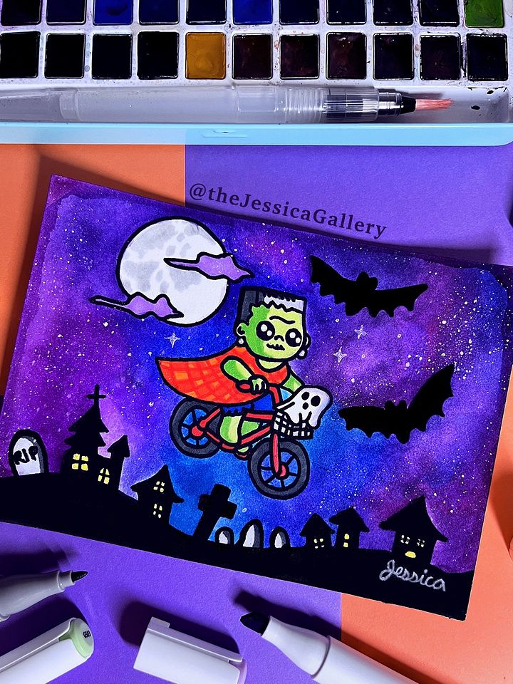 Moonlight Ride Art Print product image (2)