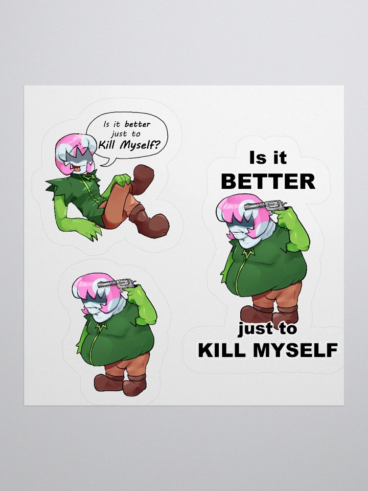 Is it better just to **** myself mega sticker pack product image (1)