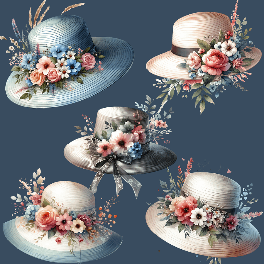 Classic Watercolor Church Hat Clipart product image (2)