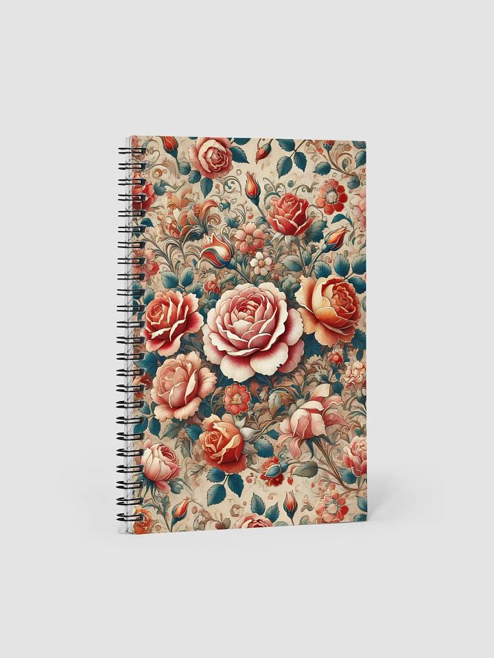 Royal Floral Spiral Notebook product image (1)