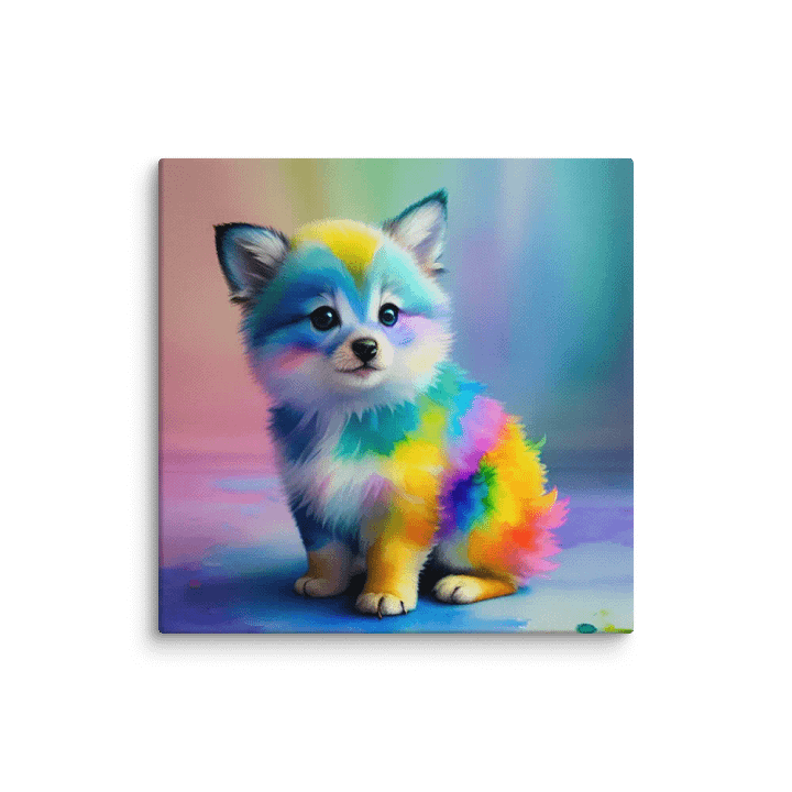 Cute Dog Digital Painting - v16 product image (1)