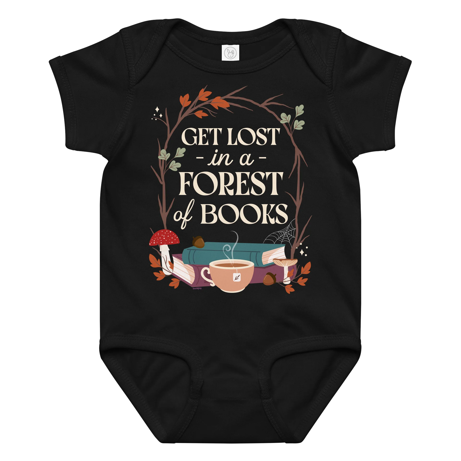 Get Lost in a Forest of Books Onesie product image (1)