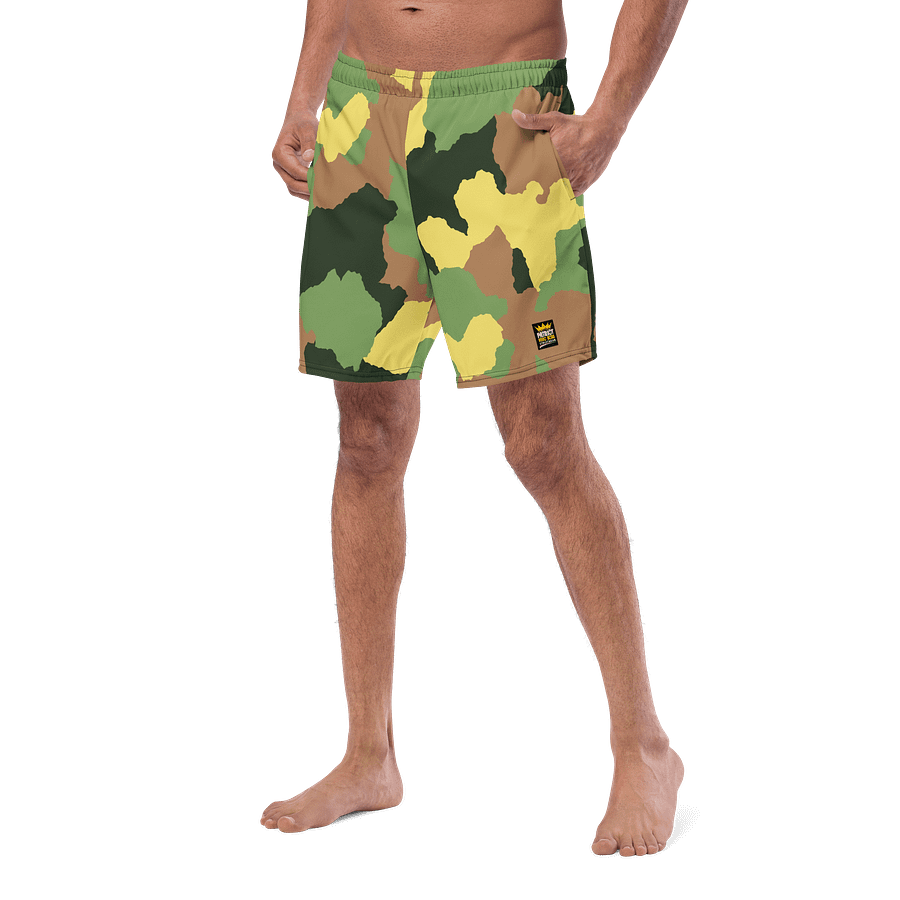Ocean Vibes All-Over Swim Shorts Patriot Nedo Boss product image (2)