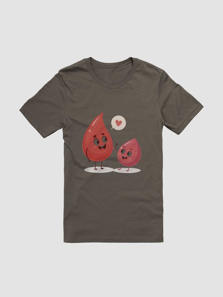 Cheerful Blood Drops Cartoon T-Shirt product image (10)