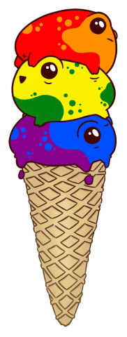 sticker : pride-cone product image (2)
