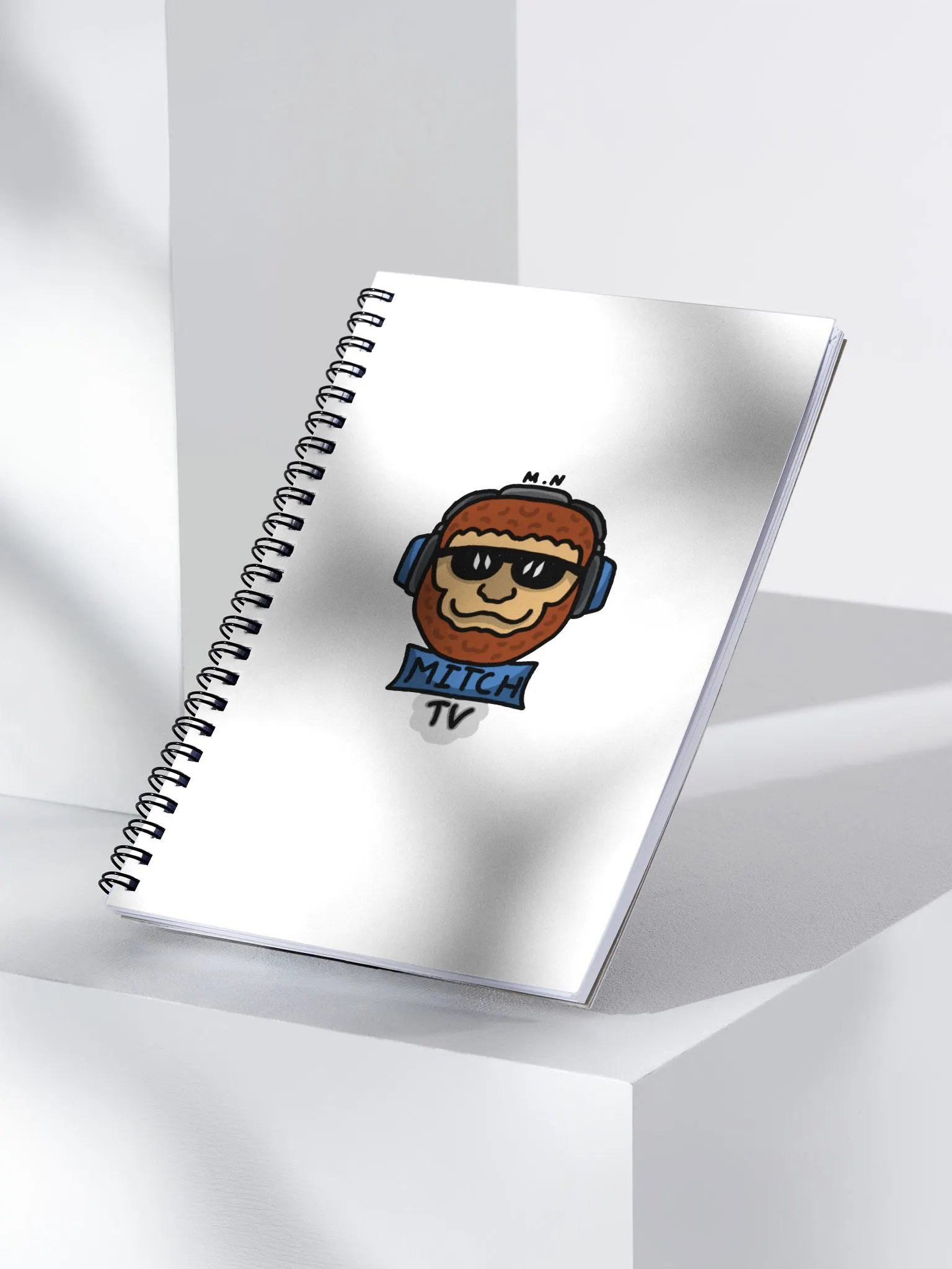 MichTV Skyline Spiral Notebook product image (3)