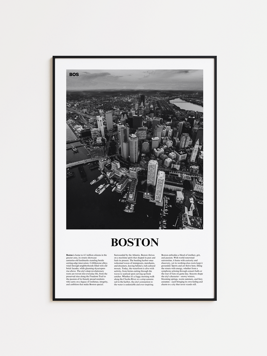 Boston 01 Newspaper Poster product image (1)