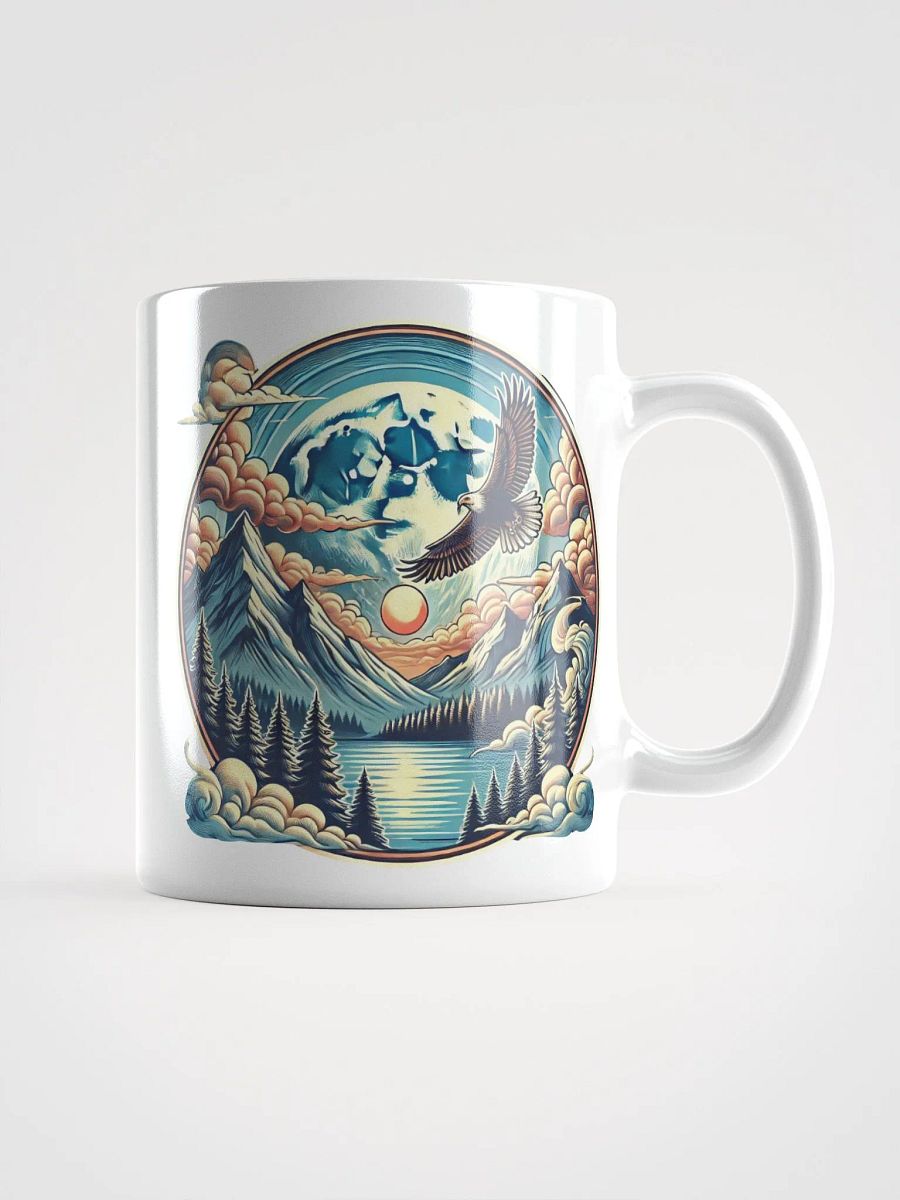 Sleek White Glossy Ceramic Mug product image (1)