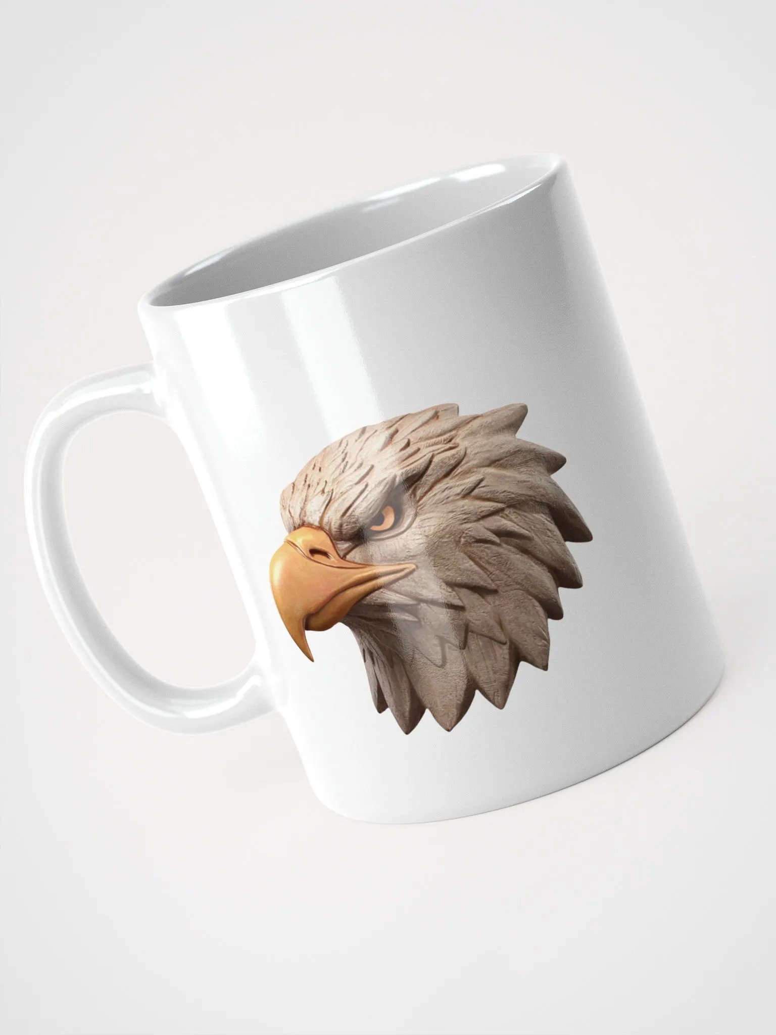 Majestic Eagle Head Sculpture Mug product image (9)